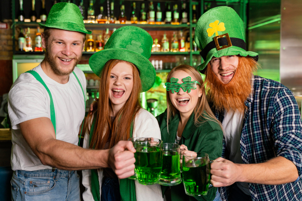 Celebrate the Irish spirit: St. Patrick's Day party extravaganza.
